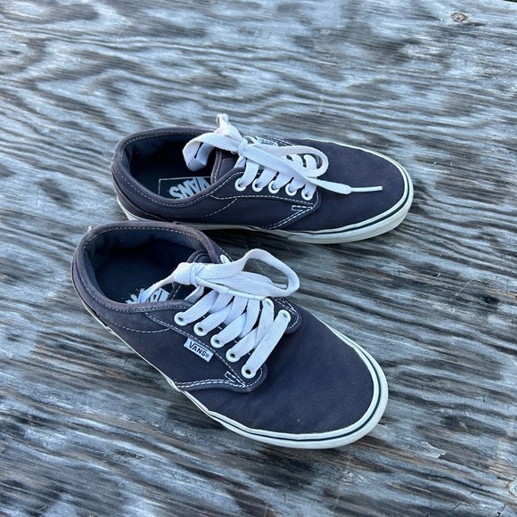 Vans Off The Wall Classic Blue white Skate Shoe‎ woman’s 7 - Picture 1 of 11